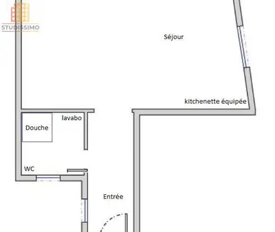 Studio à Clichy