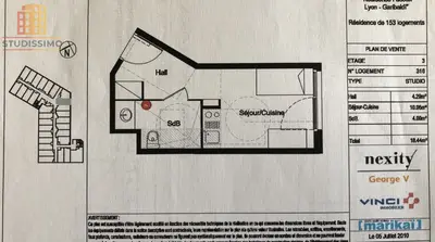 Studio à Lyon