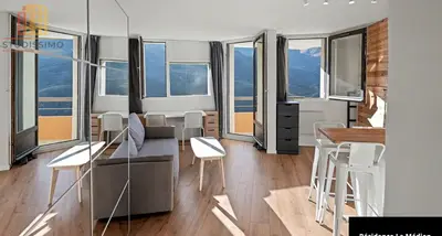 Studio à Les Belleville