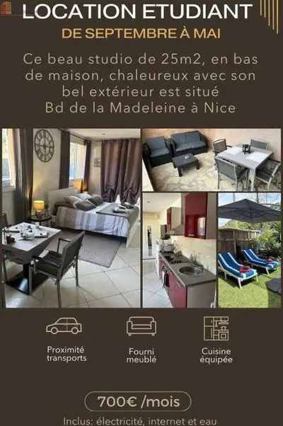 Studio à Nice
