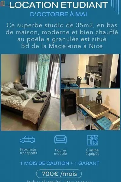 Studio à Nice