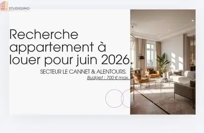 Studio à Le Cannet