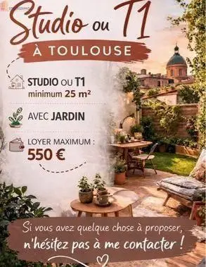 Studio à Toulouse