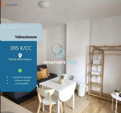 Studio à Valenciennes