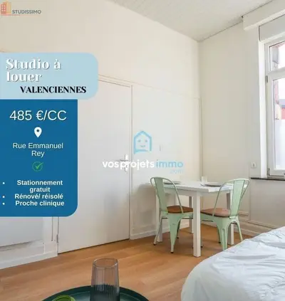 Studio à Valenciennes