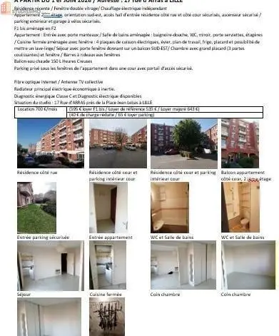 Studio à Lille