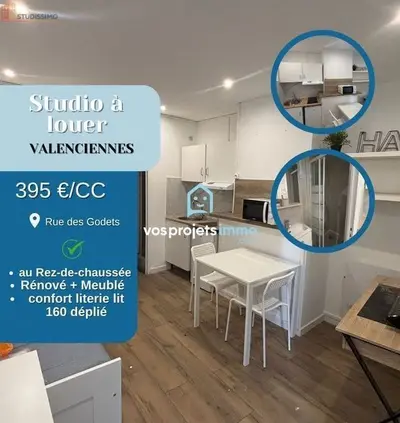 Studio à Valenciennes