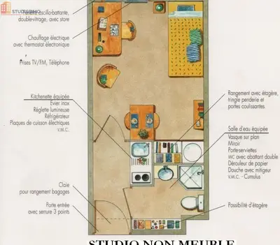 Studio à Lille