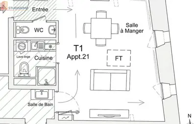 Studio à Samatan