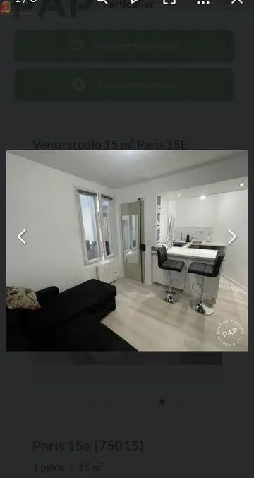 Studio à Paris