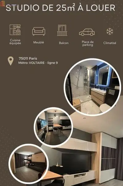 Studio à Paris
