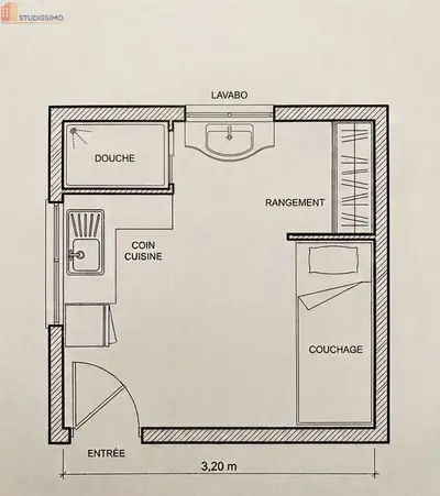 Studio à Paris
