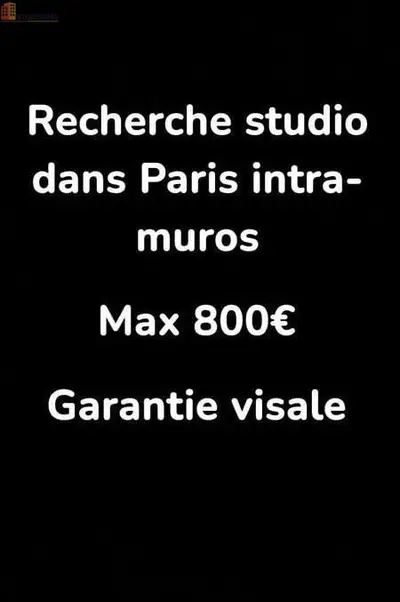 Studio à Paris