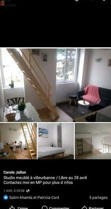 Studio à Villeurbanne