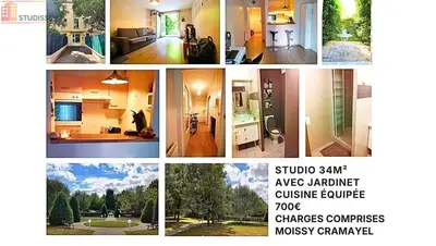 Studio à Moissy-Cramayel