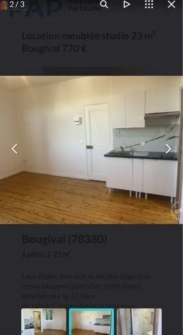 Studio à Bougival