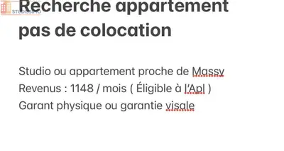 Studio à Massy