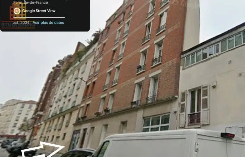 Studio 11m² Paris 20e - Calme, lumineux - Photo 1