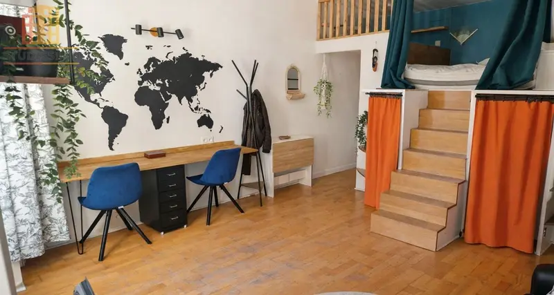 Studio 30m² Paris 10e Canal Saint-Martin - Mezzanine - Photo 5