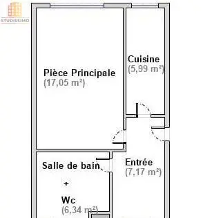 Studio 37m² Paris 17e Saint-Ferdinand - Lumineux, étage intermédiaire - Photo 2