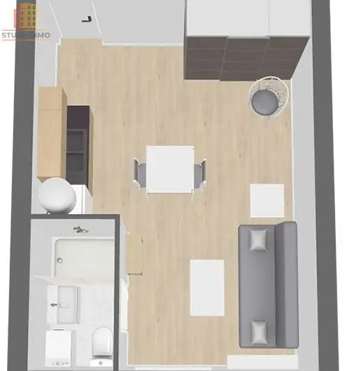 Studio 21m² Paris 13e - Place d'Italie - Photo 2