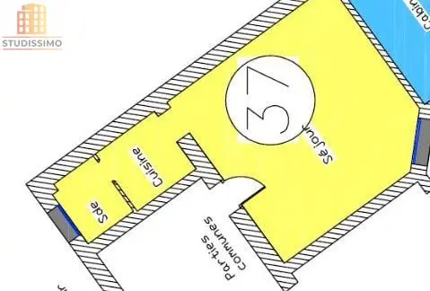 Studio 29m² Clichy 92110 - Photo 1