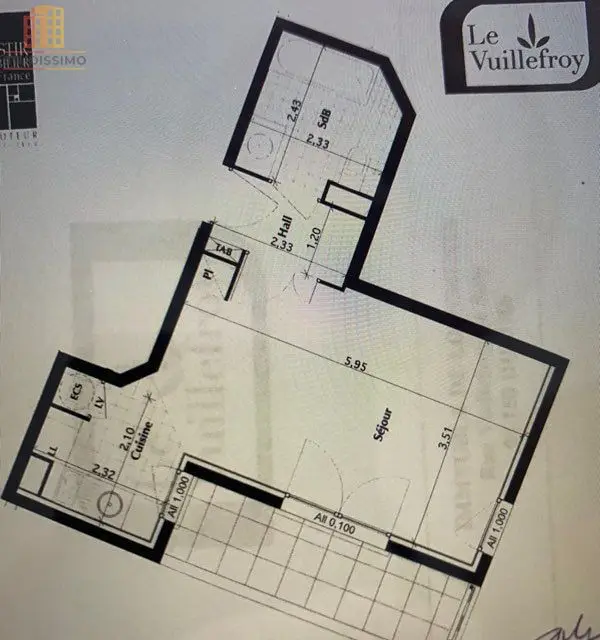 Studio 32m² Rungis - Lumineux - Photo 2