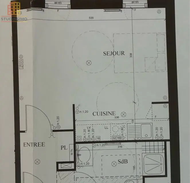 Studio 34m² Cormeilles-en-Parisis - Lumineux, 1er étage - Photo 2