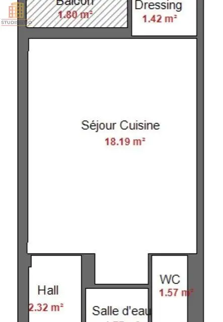 Studio 25m² Marseille 10e - Rue Gorde - Photo 9