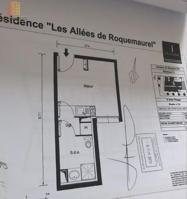 Studio 17m² Toulouse 31300 - Photo 1