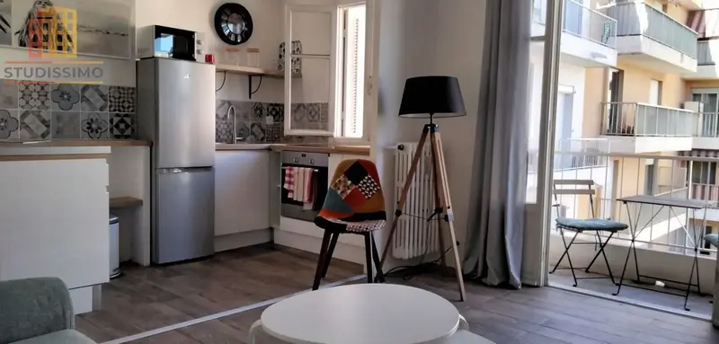Studio 25m² Nice Riquier - Lumineux, balcon - Photo 1