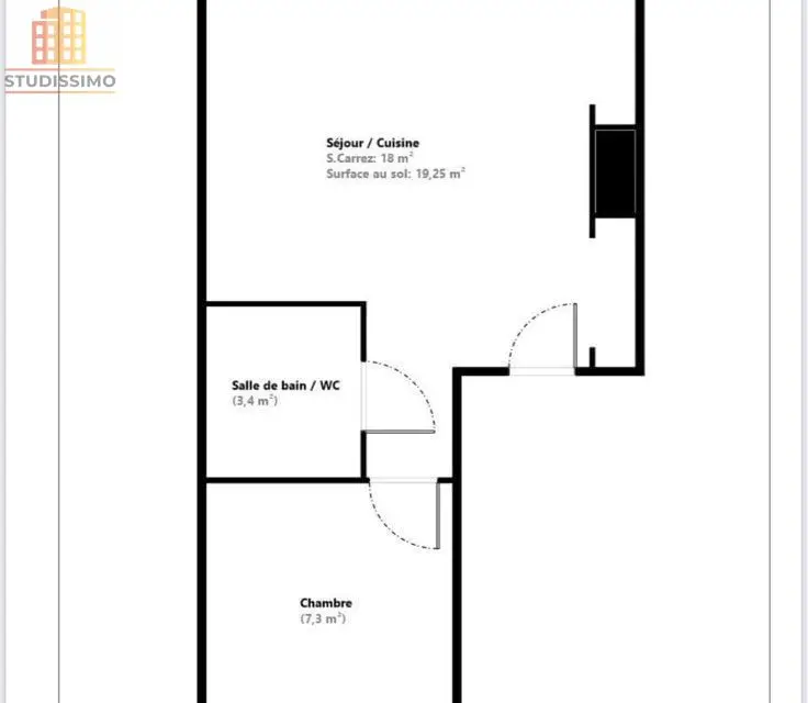 Studio 29m² Puget-Théniers - À rénover - Photo 2
