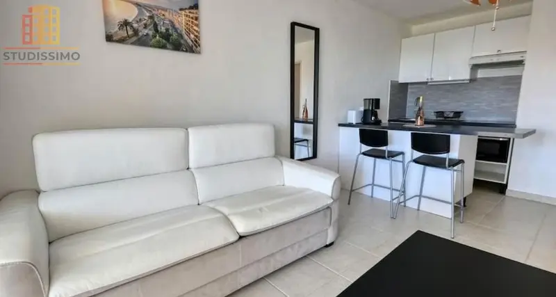 Studio 28m² Saint-Laurent-du-Var - Résidence haut standing, piscine - Photo 2
