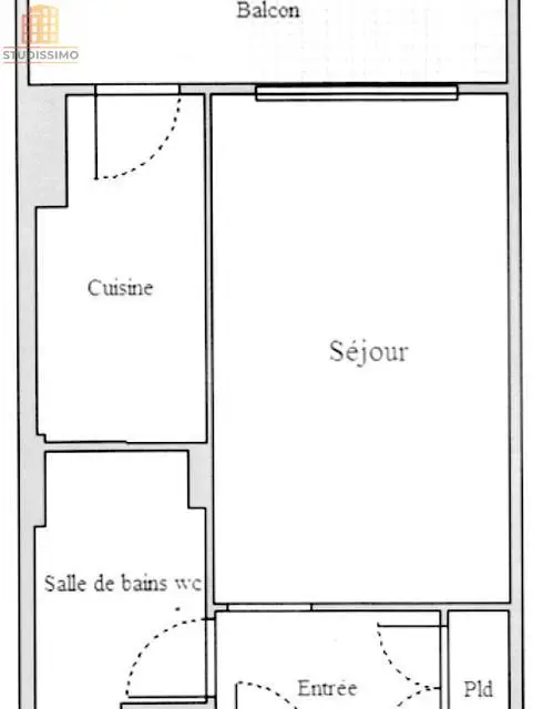 Studio 26m² Nice Nord - Terrasse, cave - Photo 1