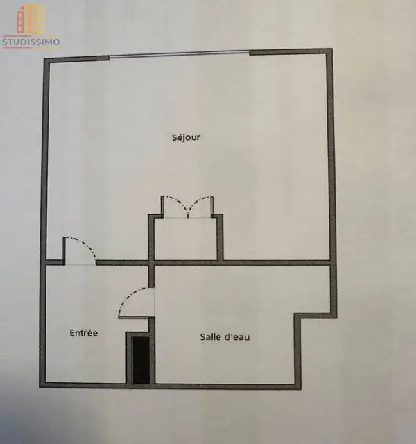 Studio 17m² Nantes centre-ville - Étage élevé, lumineux - Photo 1