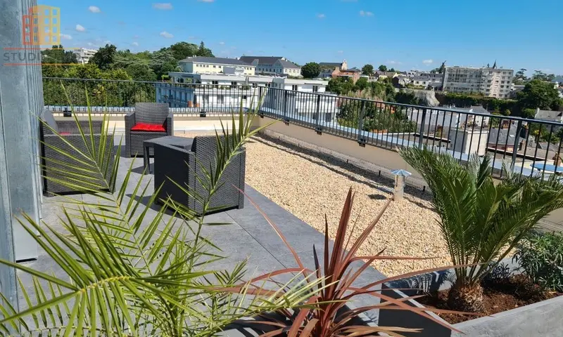 Studio 30m² Nantes centre - Rooftop, vue panoramique - Photo 10