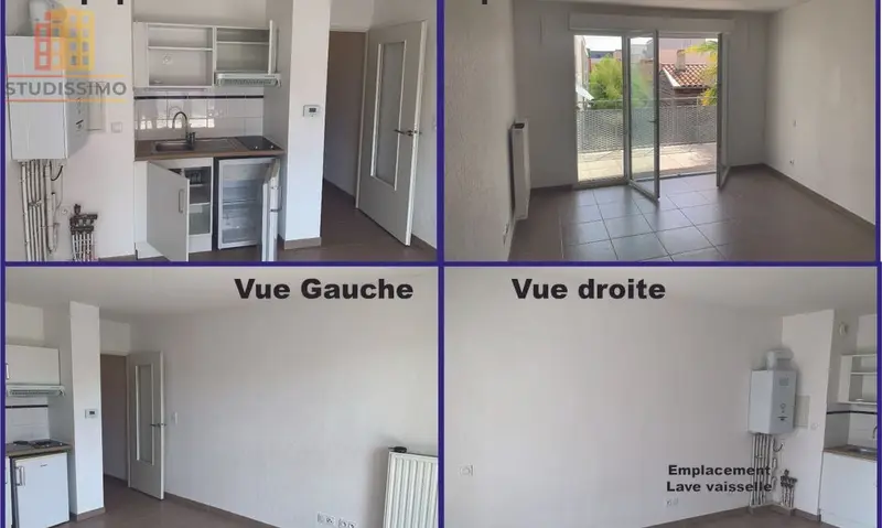 Studio 24m² Castelnau-le-Lez - Balcon sud, parking couvert - Photo 2
