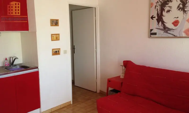 Studio 18m² La Grande-Motte - Terrasse, parking - Photo 8