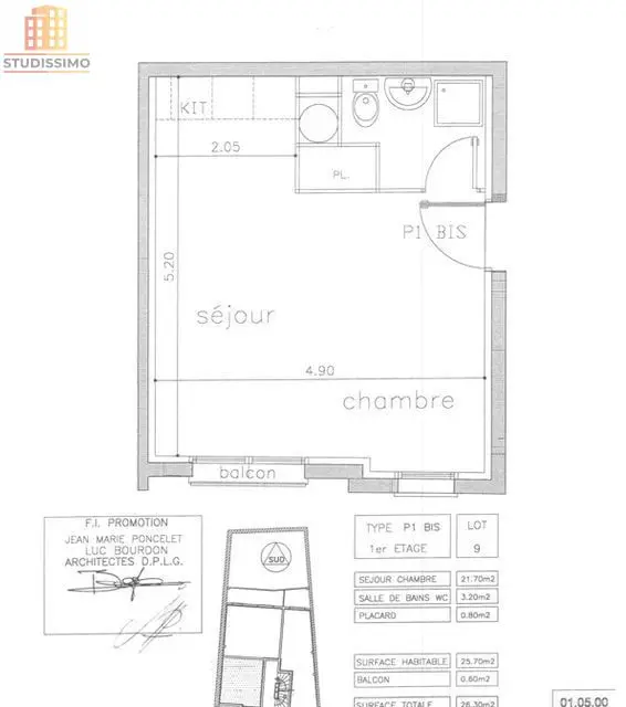 Studio 25m² Cournonterral - Au cœur du village - Photo 2