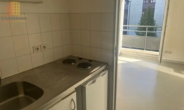 Studio 18m² Grenoble Chorier-Berriat - Lumineux, balcon - Photo 1