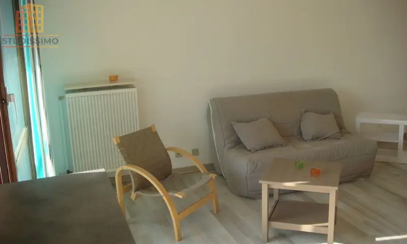 Studio 27m² Grenoble Préfecture - Meublé, étage élevé - Photo 1
