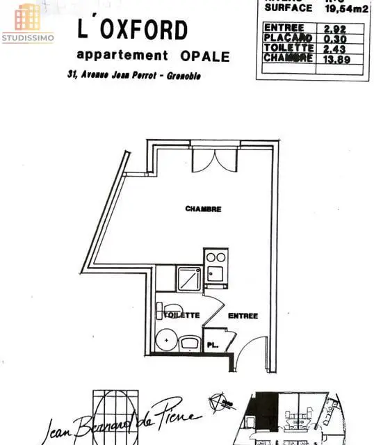 Studio 19m² Grenoble 38100 - Entièrement rénové, ascenseur - Photo 18