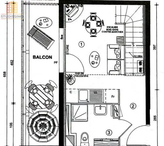 Studio 34m² Rouen Châtelet - Parking, balcon - Photo 1