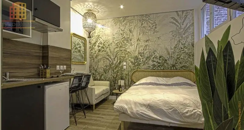 Studio 29m² Rouen centre - Jacuzzi, hammam - Photo 2