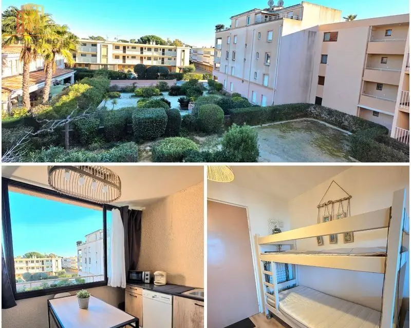Studio 24m² Bormes-les-Mimosas La Favière - Parking - Photo 1
