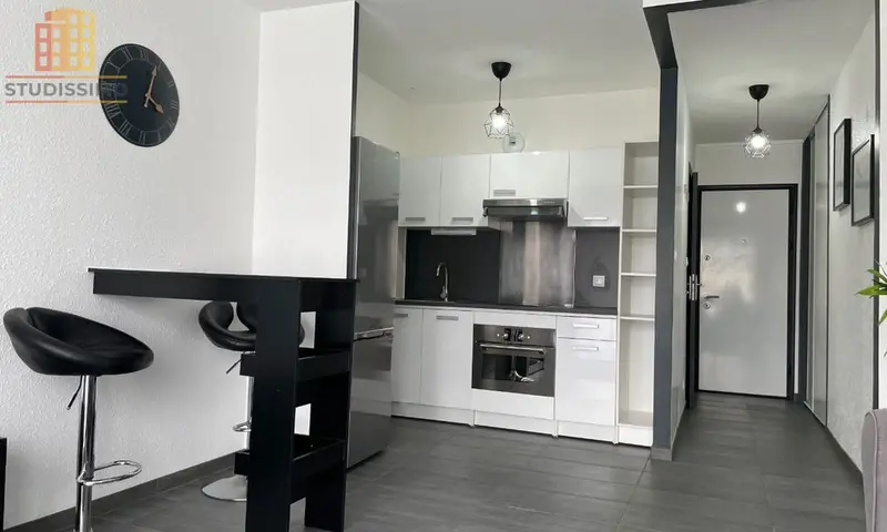 Studio 27m² Saint-Julien-en-Genevois - Meublé, étage élevé - Photo 1