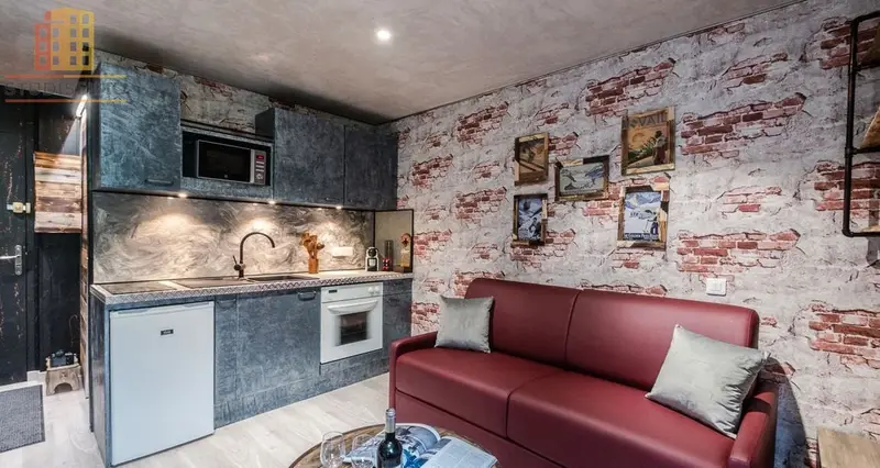 Studio 16m² Saint-Gervais-les-Bains - 3e étage, DPE E - Photo 2