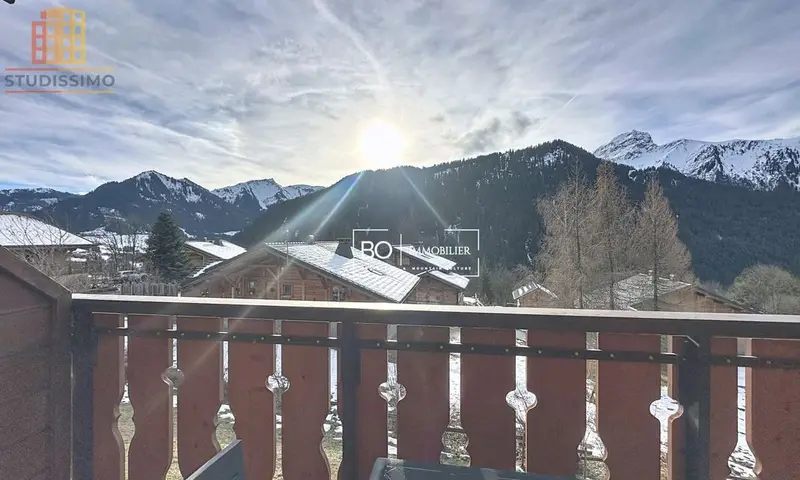 Studio 23m² Châtel 74390 - Coin nuit fermé, vue montagne - Photo 2