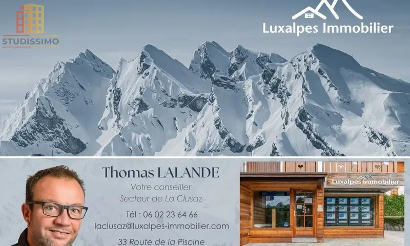 Studio 25m² La Clusaz - Lumineux, vue montagnes - Photo 2