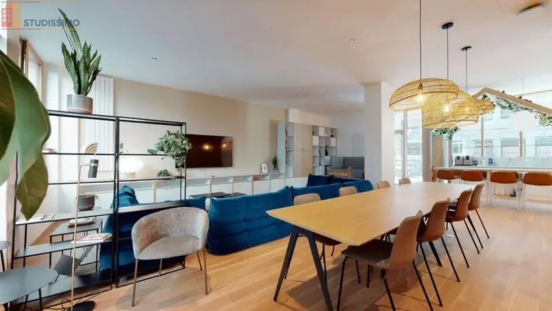 Studio meublé 14m² Paris 17e - 5e étage, lumineux - Photo 8